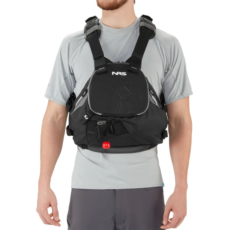 2023 NRS Zen Whitewater Rescue Buoyancy aid in Charcoal Grey-4