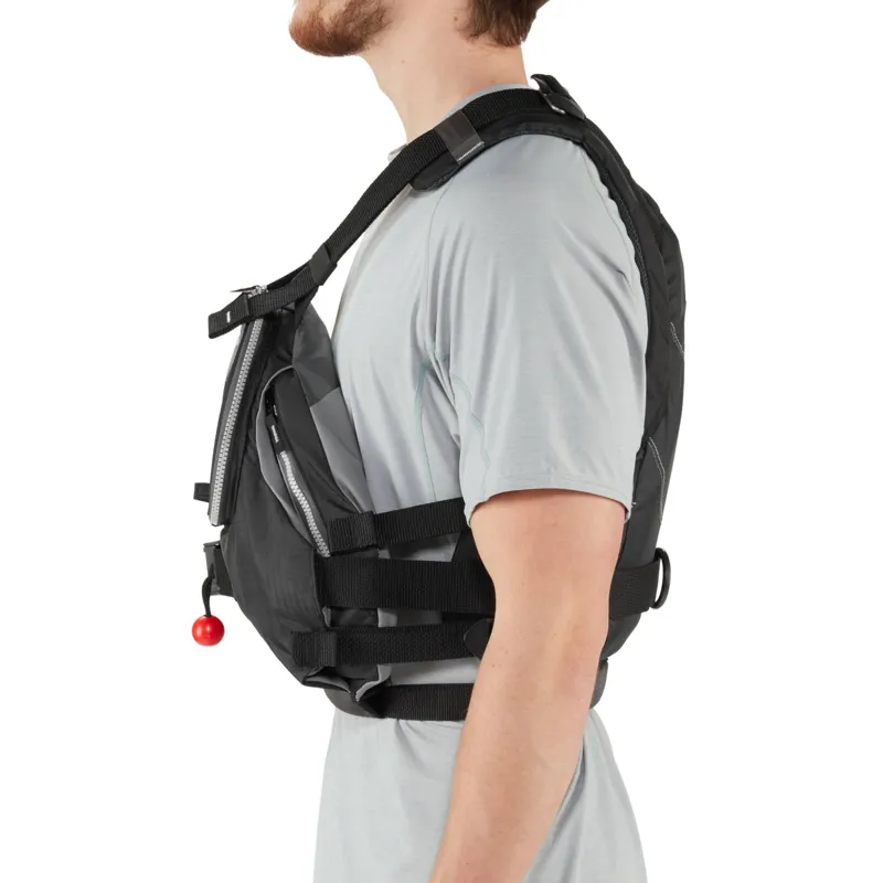 2023 NRS Zen Whitewater Rescue Buoyancy aid in Charcoal Grey-6