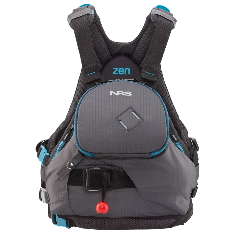 2023 NRS Zen Whitewater Rescue Buoyancy aid in Charcoal Grey