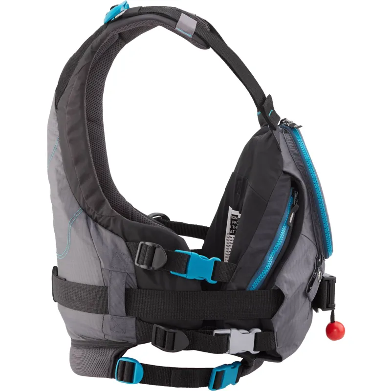 2023 NRS Zen Whitewater Rescue Buoyancy aid in Charcoal Grey-2