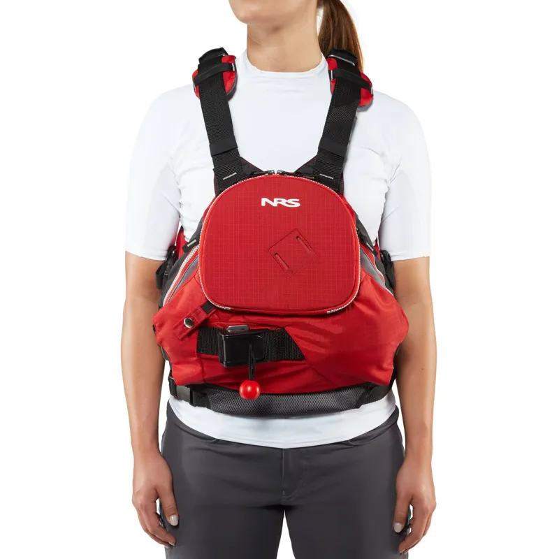 2023 NRS Zen Whitewater Rescue Buoyancy aid in Red-2