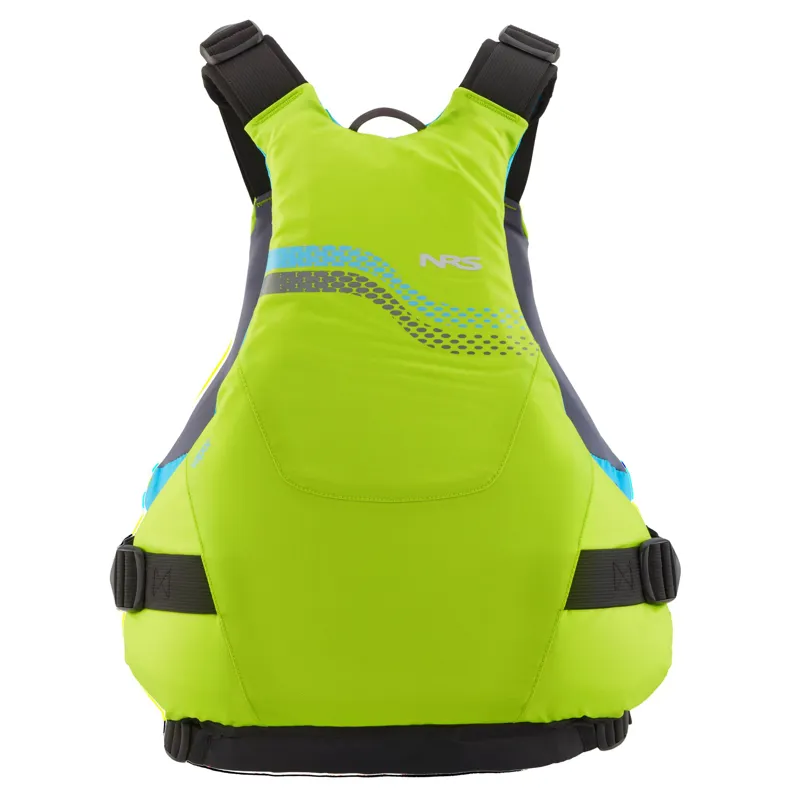 NRS Vapor General Purpose 70N Buoyancy Aid for Paddlesports in Lime-1