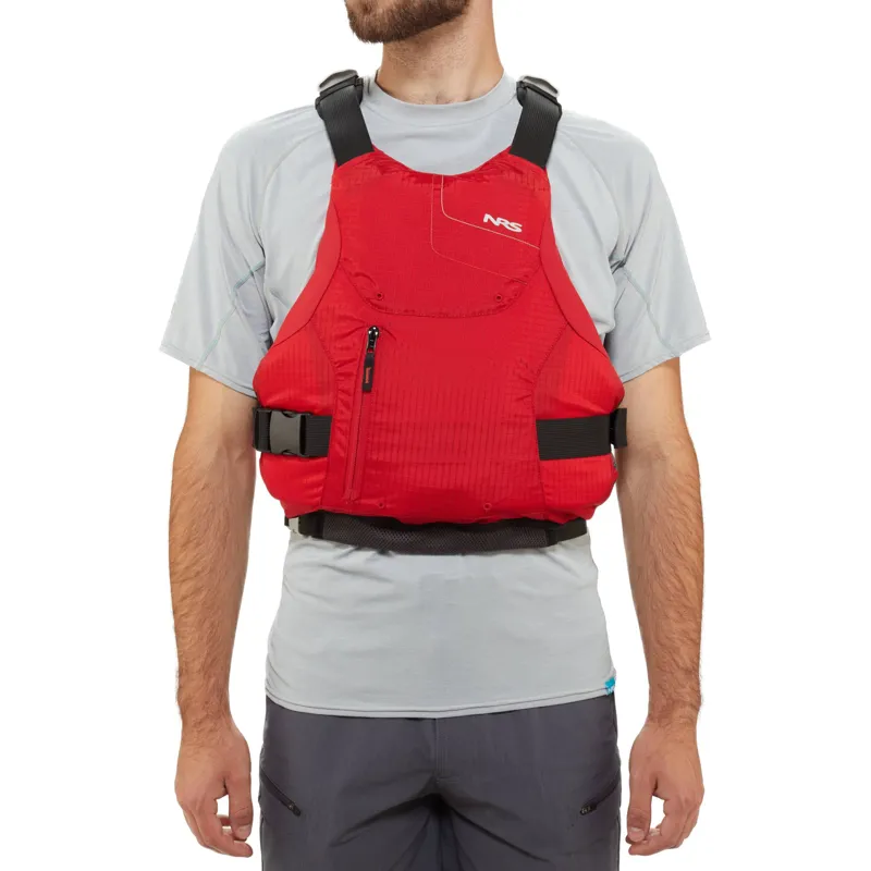 NRS Ion Mens Low Profile Buoyancy Aid for SUP and Kayaking in Red-3