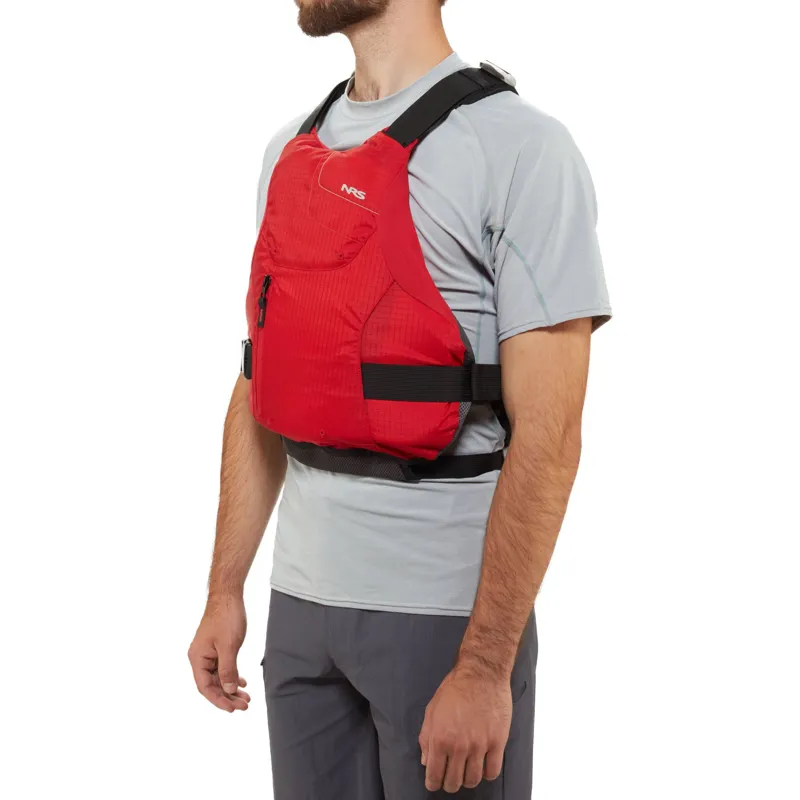 NRS Ion Mens Low Profile Buoyancy Aid for SUP and Kayaking in Red-4