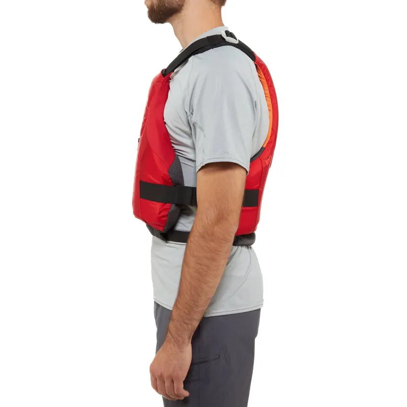NRS Ion Mens Low Profile Buoyancy Aid for SUP and Kayaking in Red-5
