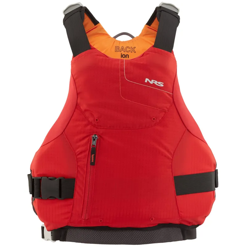 NRS Ion Mens Low Profile Buoyancy Aid for SUP and Kayaking in Red