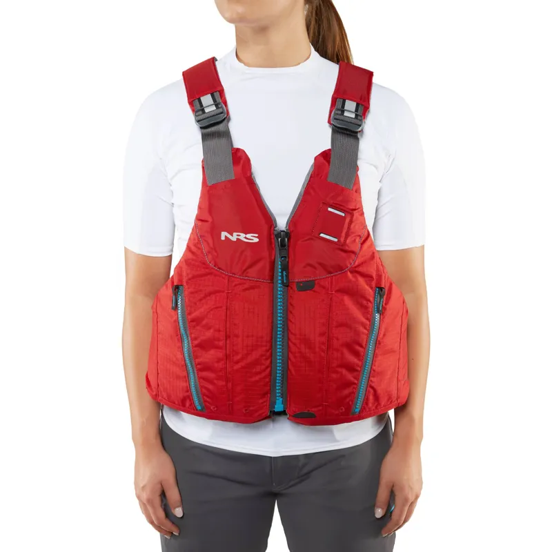 NRS Oso Mens Recreational 70N Touring Buoyancy Aid 2 Pockets in Red XSM-2
