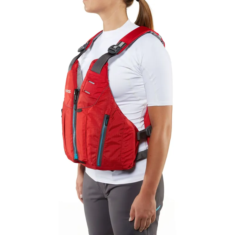 NRS Oso Mens Recreational 70N Touring Buoyancy Aid 2 Pockets in Red XSM-4
