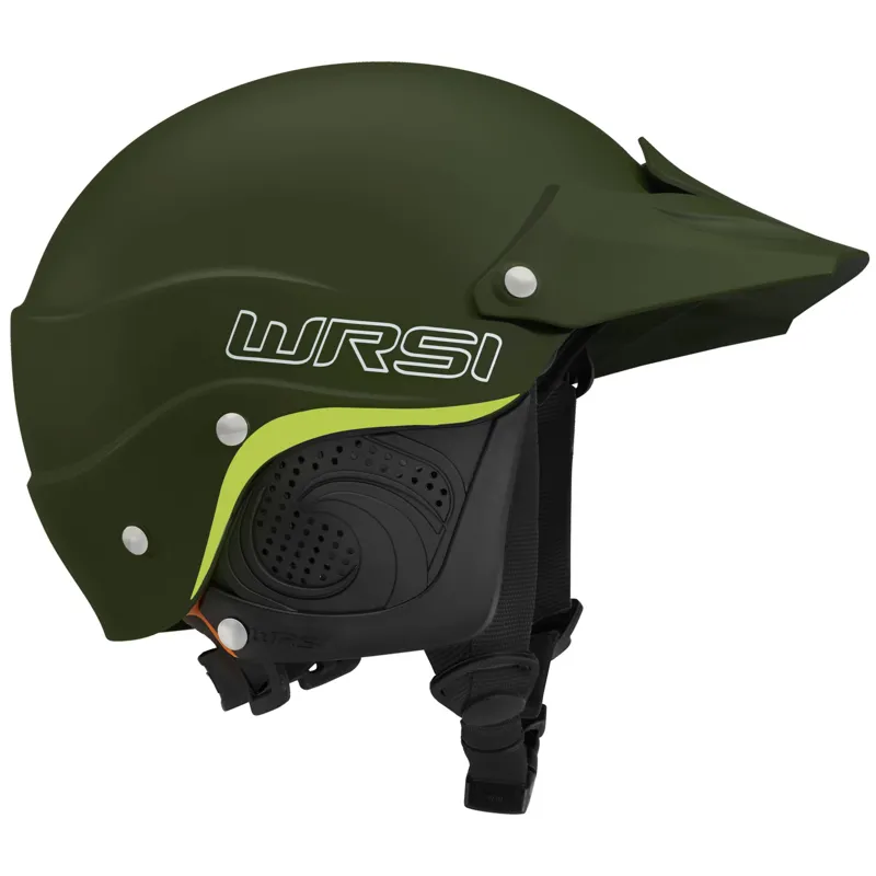 2025 WRSI Current Pro Watersports Helmet with Ear Guards in Olive Green-1