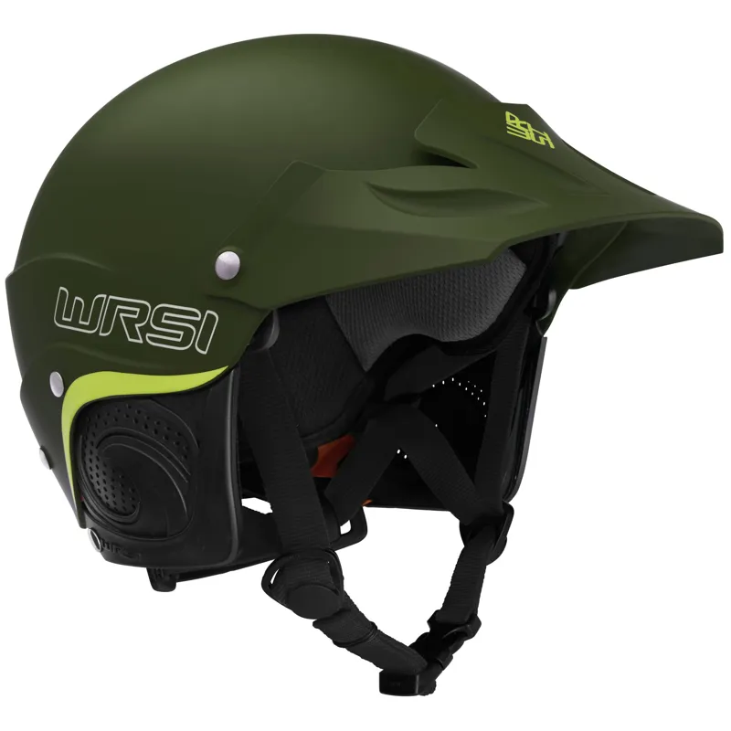WRSI Current Pro Watersports Helmet with Ear Guards in Green
