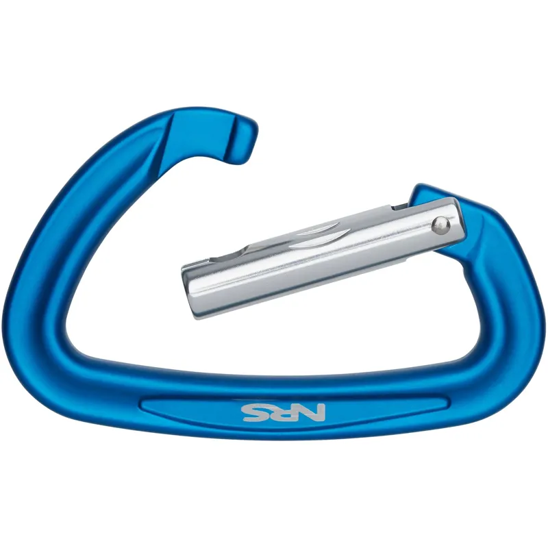 2026 NRS Sliq Straight Gate Carabiner Blue -1