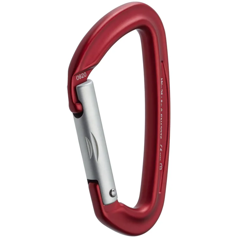 2026 NRS Sliq Straight Gate Carabiner Red