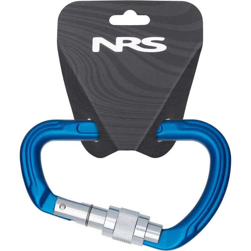 2026 NRS Nuq Screw Lock Carabiner in Blue-3