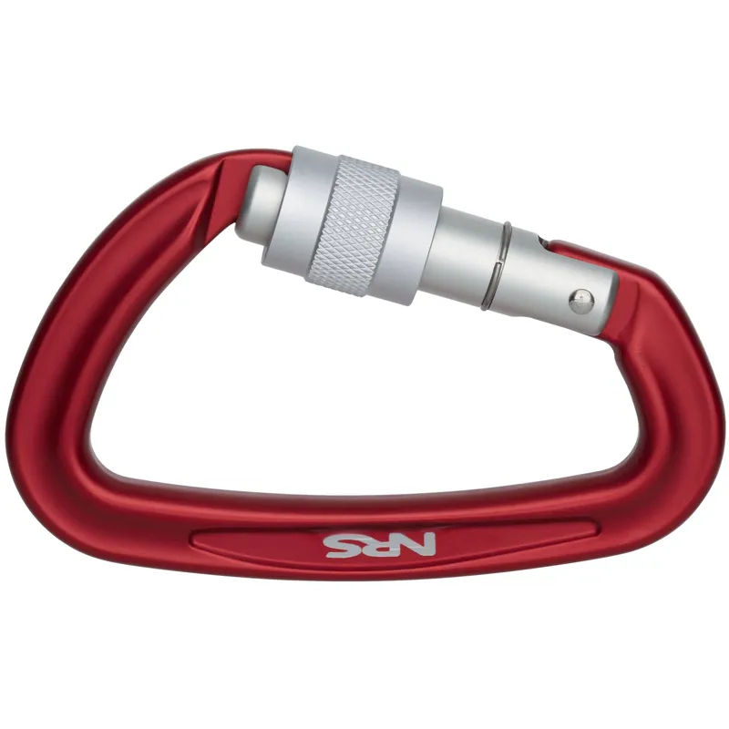 2026 NRS Sliq Screw Lock Carabiner in Red-1
