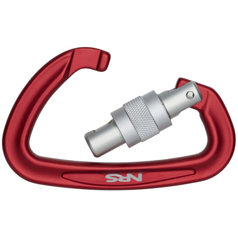 2026 NRS Sliq Screw Lock Carabiner in Red-2