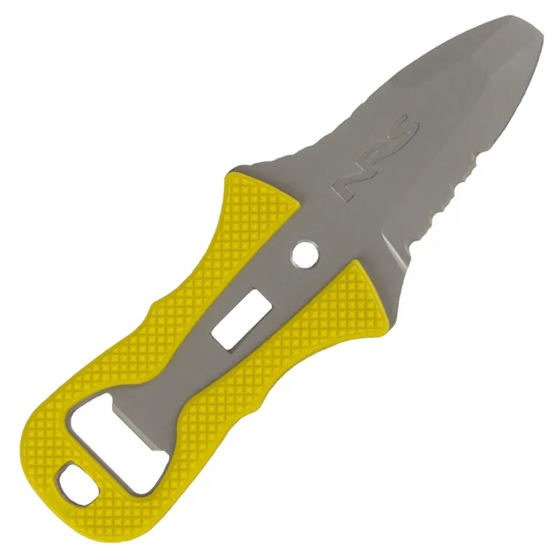 NRS Co-Pilot Clip on Blunt Tip Knife in Yellow-1
