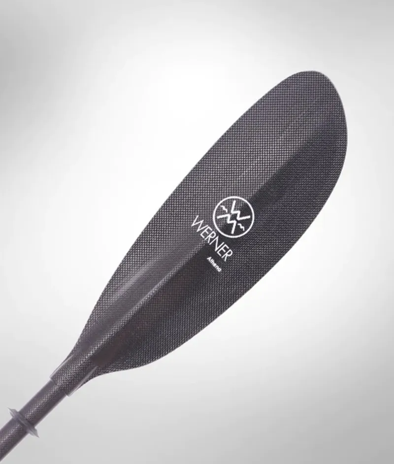Werner Athena Straight Carbon Shaft Carbon Foam Core Touring Paddle	