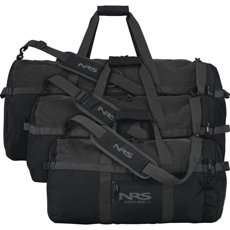 2025 NRS Purest Mesh Duffel Kit Bag in Black-9