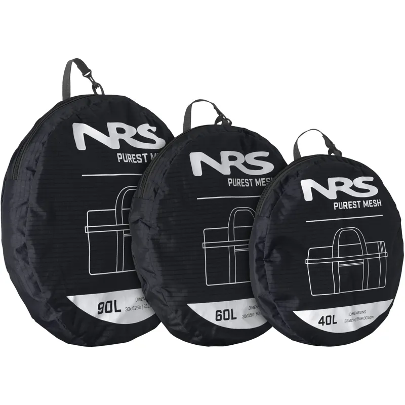 2025 NRS Purest Mesh Duffel Kit Bag in Black-10
