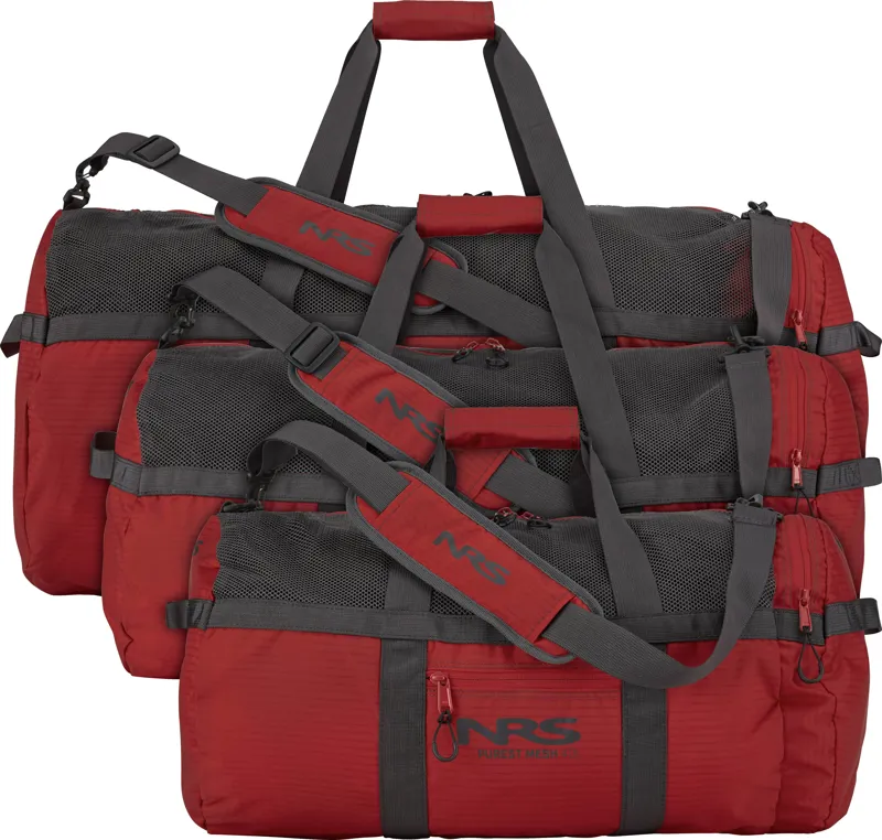 2025 NRS Purest Mesh Duffel Kit Bag in Salsa-2