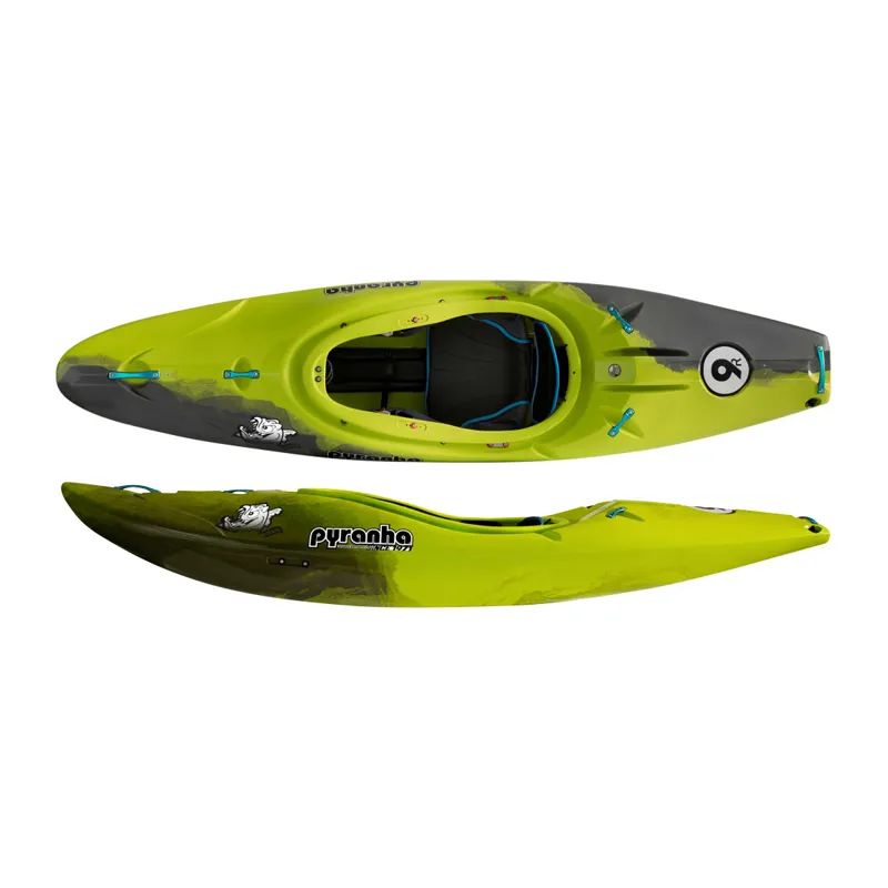 2023 Pyranha Kayaks 9R 2 Intermediate Whitewater Kayak Smoking Gecko