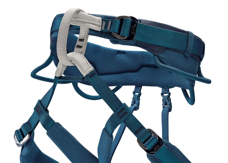 2023 Petzl Adjama Mens Climbing Harness Built for Comfort in Blue-1