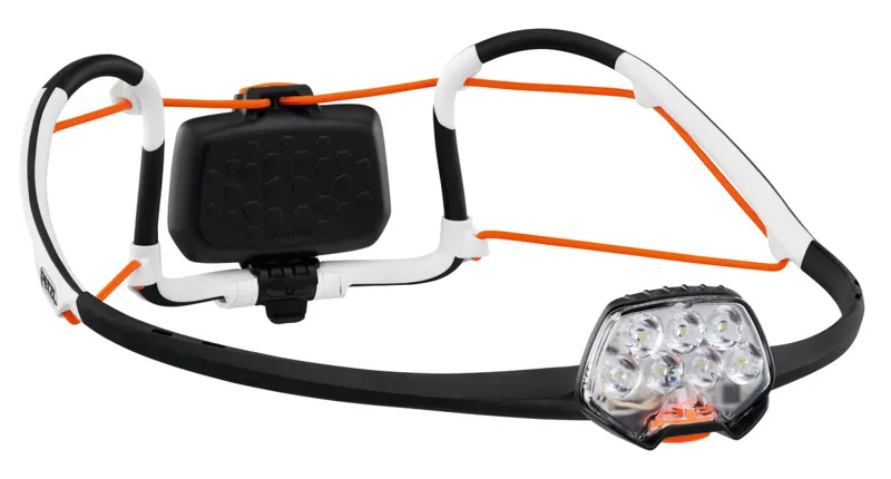 2023 Petzl Iko CORE 500 Lumen Headlamp with Airfit Headband in White