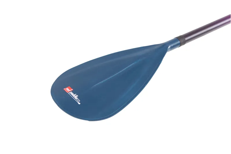 Red Paddle Co Hybrid Tough 3 Piece SUP Paddle with Carbon Shaft Purple
