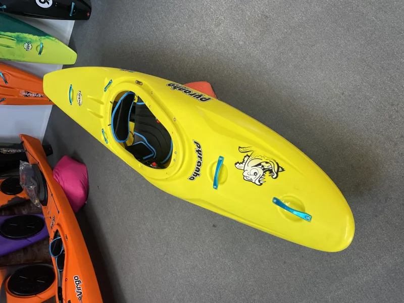 2023 Pyranha Ripper 2 Medium Down River Half Slice Yellow-1