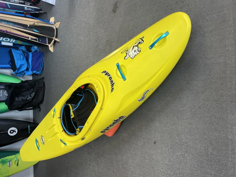 2023 Pyranha Ripper 2 Medium Down River Half Slice Yellow-2