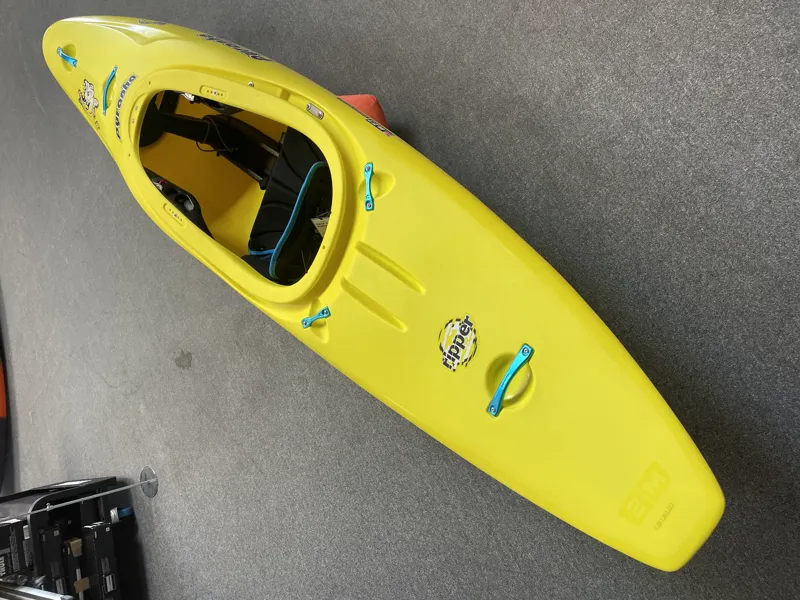 2023 Pyranha Ripper 2 Medium Down River Half Slice Yellow-3