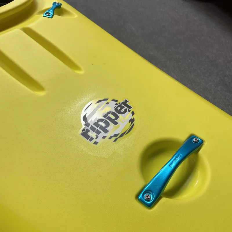 2023 Pyranha Ripper 2 Medium Down River Half Slice Yellow