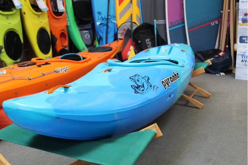 Pyranha 9R 2 Large Whitewater Kayak in Blue Crush Factory 2nd-3
