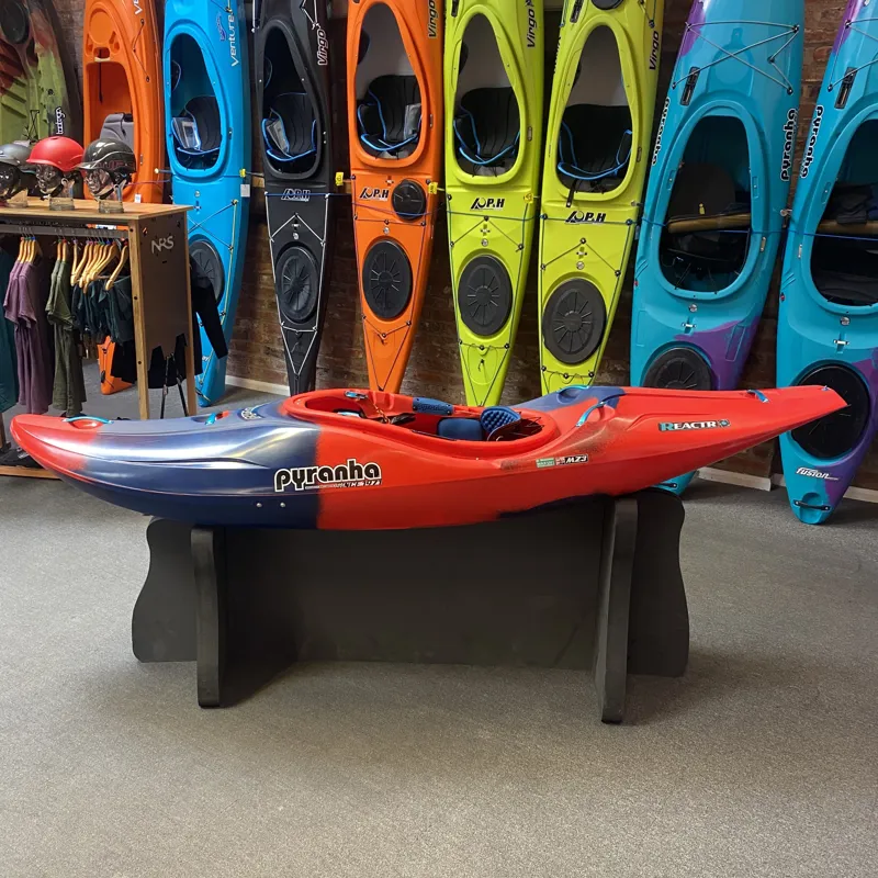2024 Pyranha ReactR Large River Running Kayak Rosella Red Factory 2nd-2