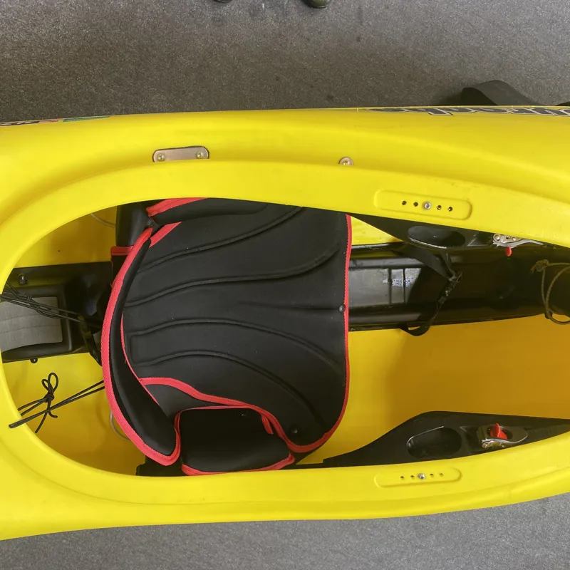 2024 Pyranha Scorch River Running Kayak - Yellow Small EX DEMO-2
