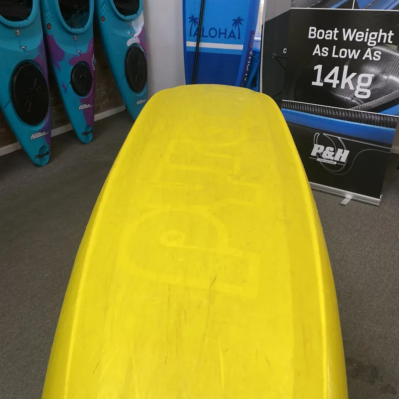 2024 Pyranha Scorch River Running Kayak - Yellow Small EX DEMO-5
