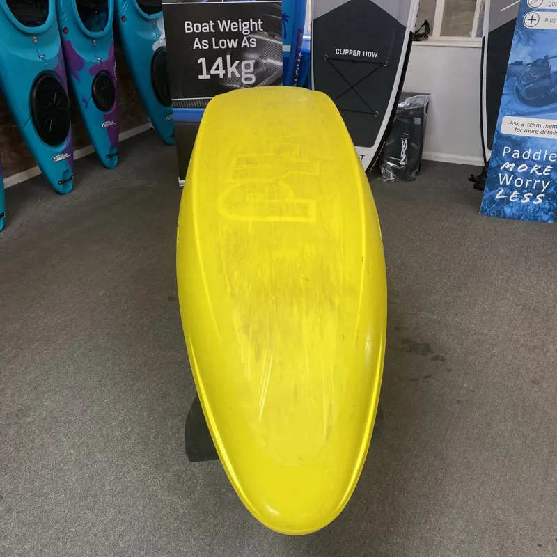2024 Pyranha Scorch River Running Kayak - Yellow Medium EX DEMO-4