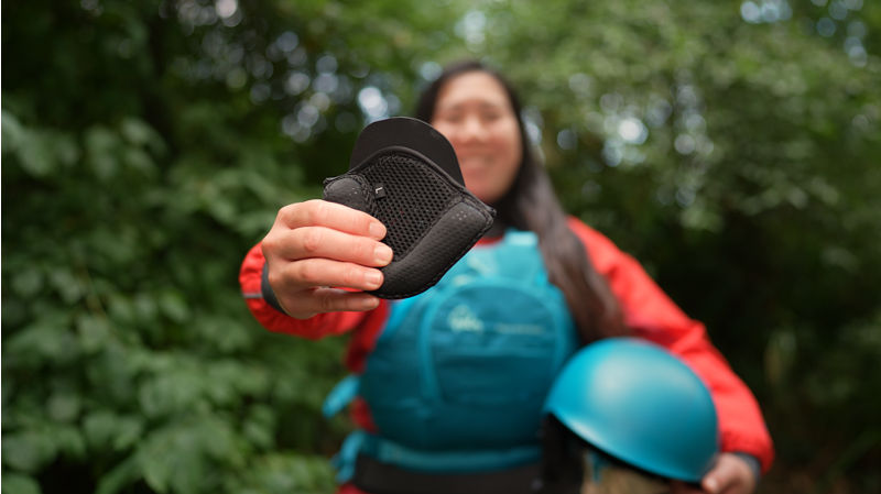 2025 Palm Equipment Shuck 2.0 Watersports Helmet with Earpads in Teal-2