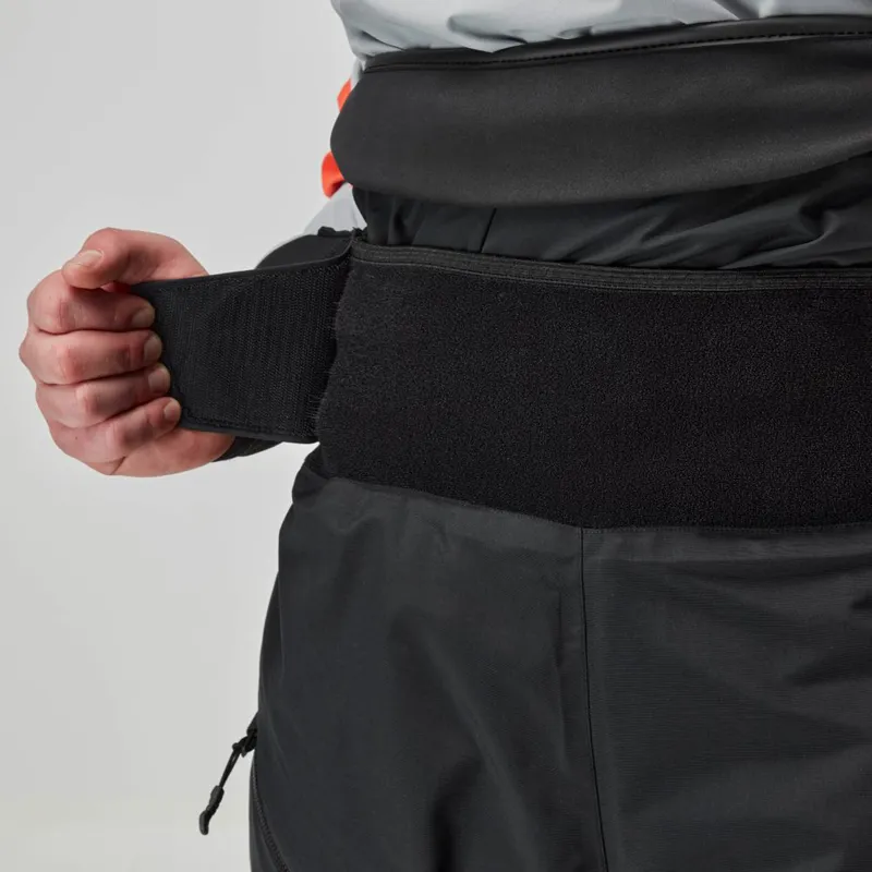 2025 NRS Mens Freefall Mid-weight Paddling Trousers with Socks in Black-4