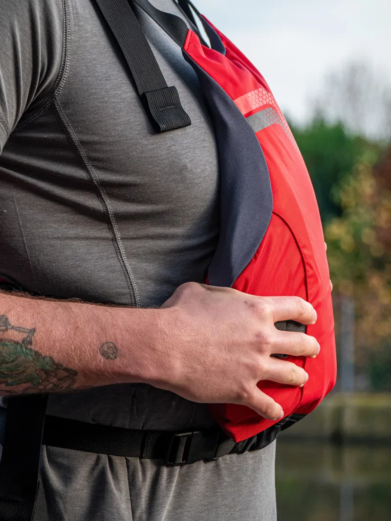 NRS Vapor General Purpose 70N Buoyancy Aid for Paddlesports in Red-6