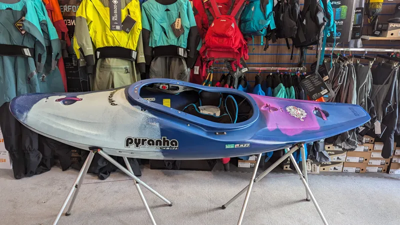 2024 Pyranha Firecracker 252 Half Slice Whitewater Kayak in Custom Colours-1