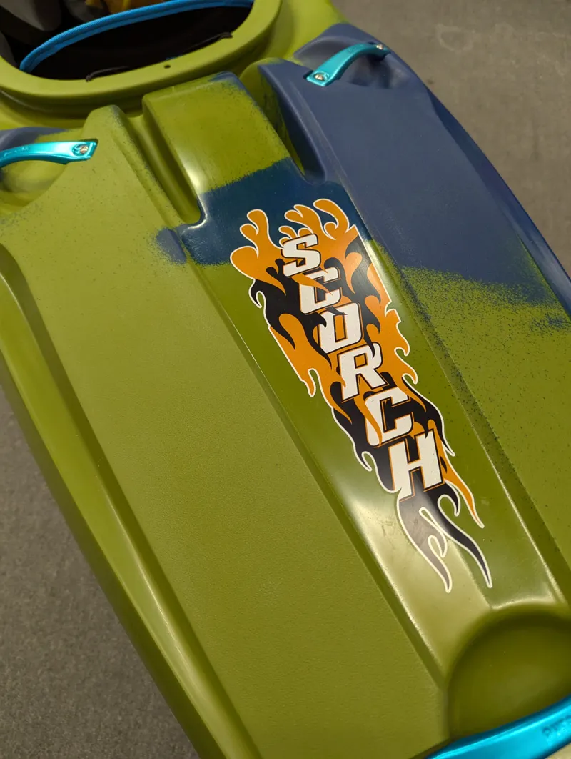 2025 Pyranha Scorch Medium Whitewater Kayak in Custom Colours-1