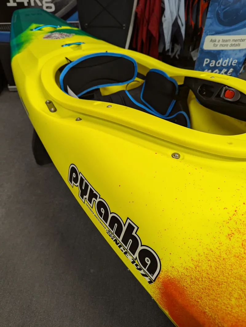 Pyranha Firecracker 242 Down River Kayak in Stout 2 Custom Colours-6