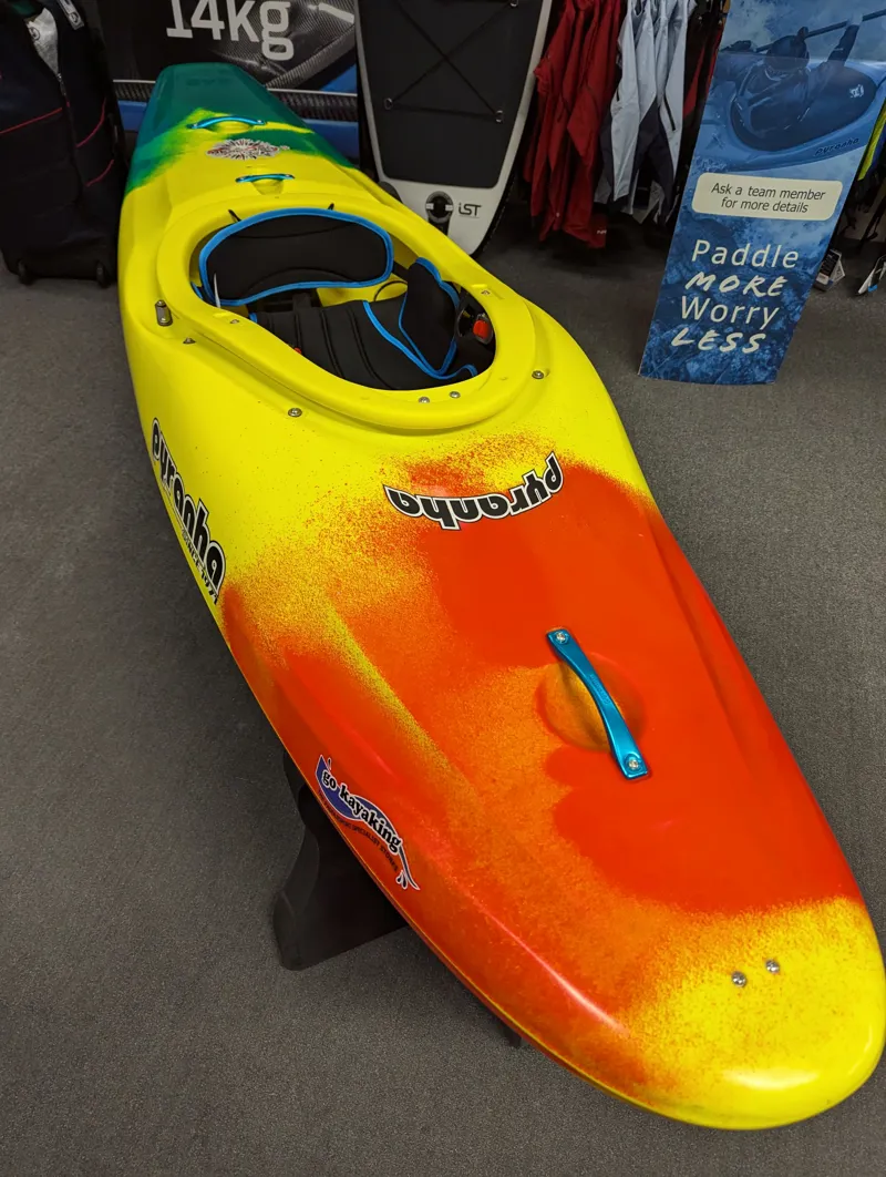 Pyranha Firecracker 242 Down River Kayak in Stout 2 Custom Colours-3