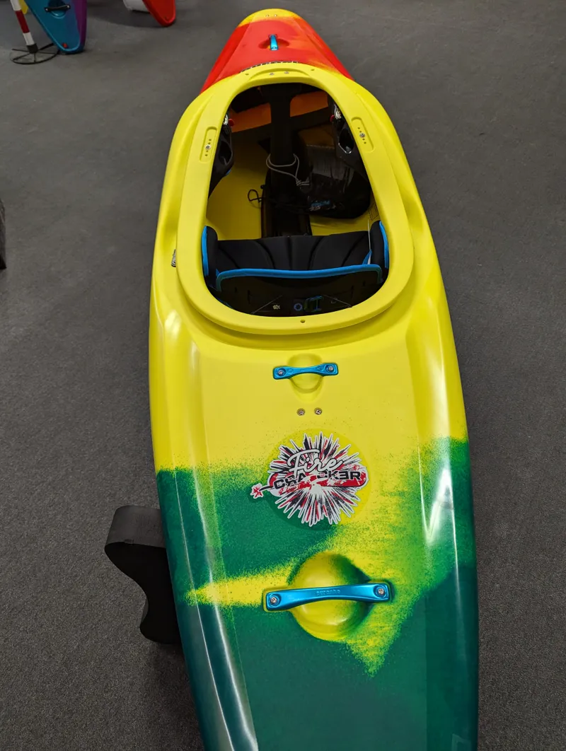 Pyranha Firecracker 242 Down River Kayak in Stout 2 Custom Colours-4