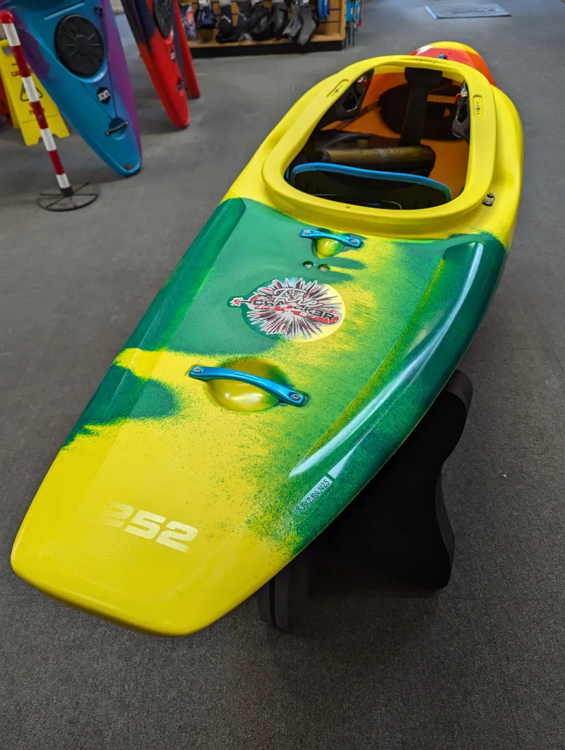 Pyranha Firecracker 252 Down River Kayak in Stout 2 Custom Colours-3
