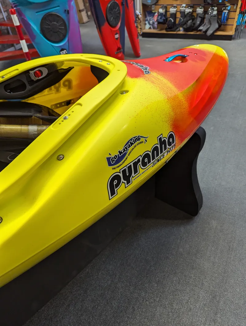 Pyranha Firecracker 252 Down River Kayak in Stout 2 Custom Colours-4