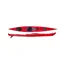 2025 P and H Virgo Compact CoreLiteX Sea Kayak With Skeg in Scarlet