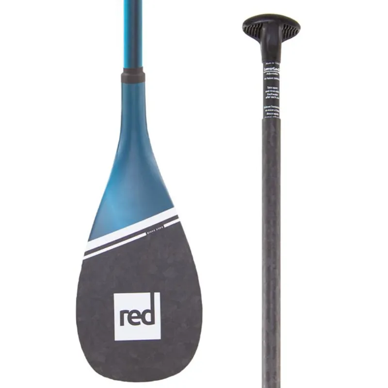 Red Paddle Co Prime Lightweight 3 Piece Lever Lock SUP Paddle in Blue or Purple