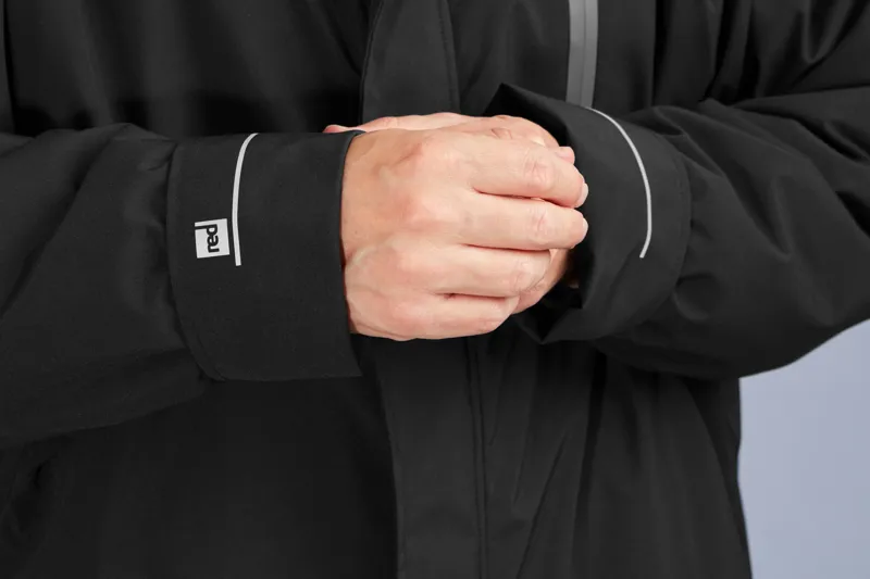 2025 Red Equipment Long Sleeve Changing Robe in Stealth Black 15k Waterproof-2